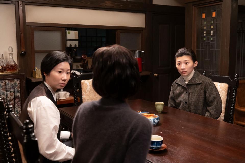 　美位子の裁判はなかなか進まず…。左から、よね（土居志央梨）、寅子（伊藤沙莉）