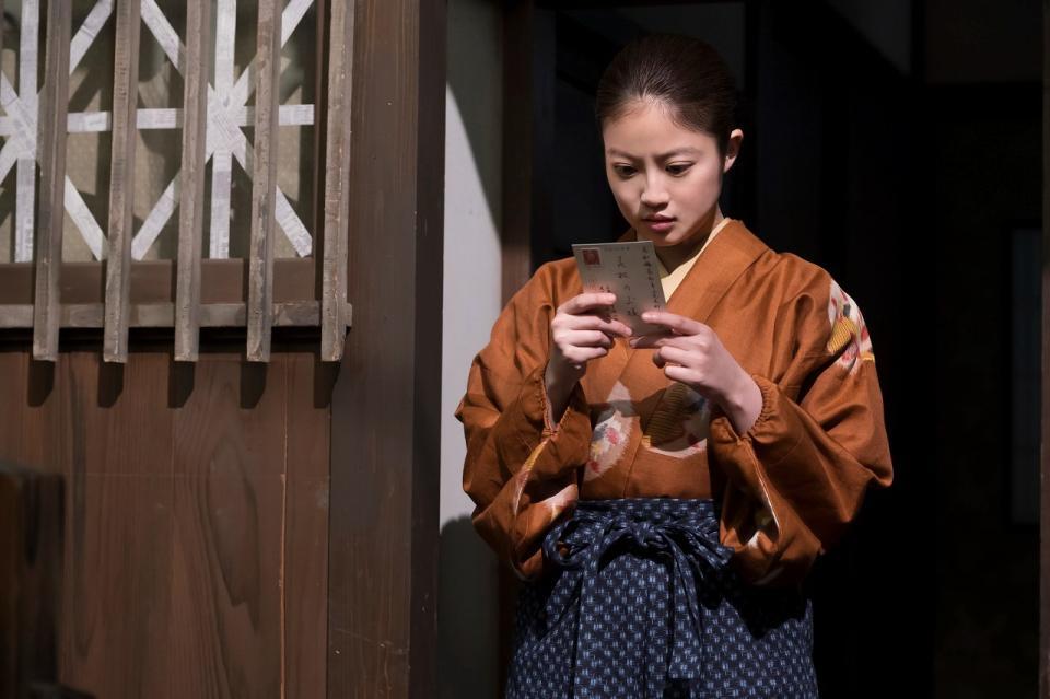 のぶ（今田美桜）は夫の次郎から便りを受け取って…