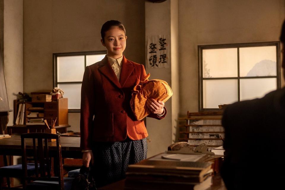 のぶ（今田美桜）は嵩に、先に東京に行って待っていると伝える