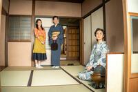 　のぶの母・羽多子が登美子を招いて…。左から、のぶ（今田美桜）、羽多子（江口のりこ）、嵩の母・登美子（松嶋菜々子）