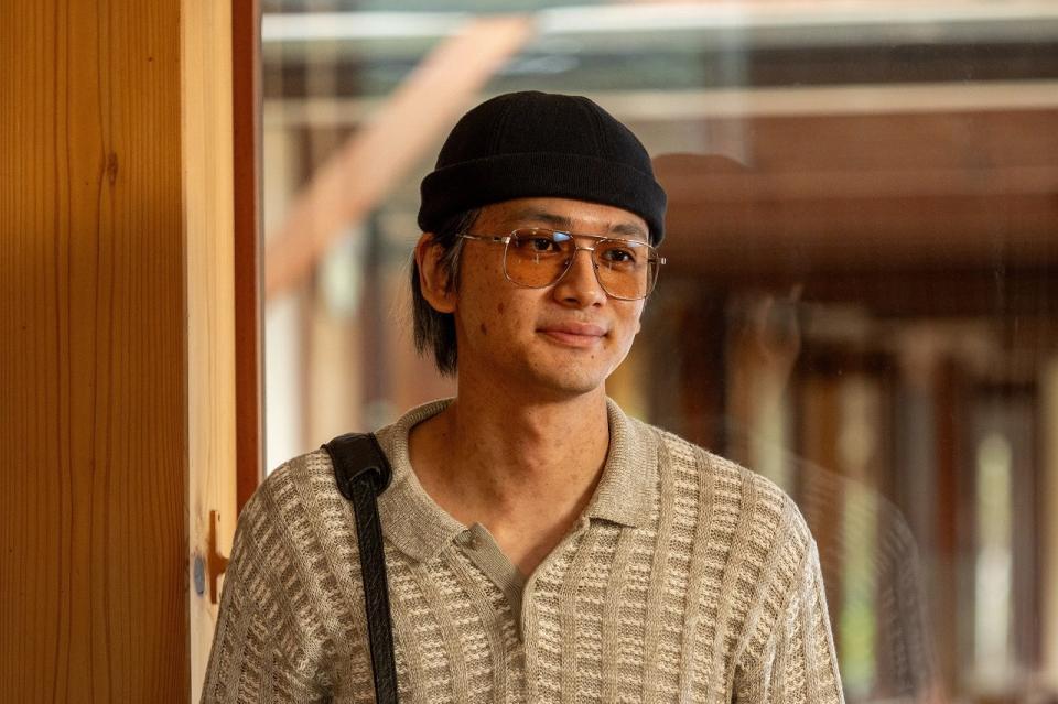 嵩（北村匠海）は、のぶの笑顔に胸がいっぱいに