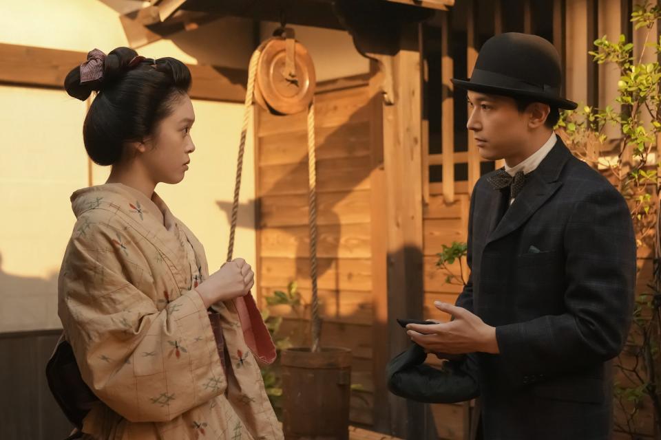 トキ（高石あかり）は、錦織（吉沢亮）の話を聞いて…