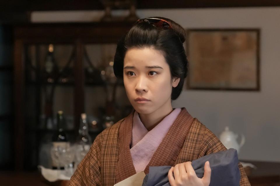 決意を秘めた表情を見せるサワ（円井わん）