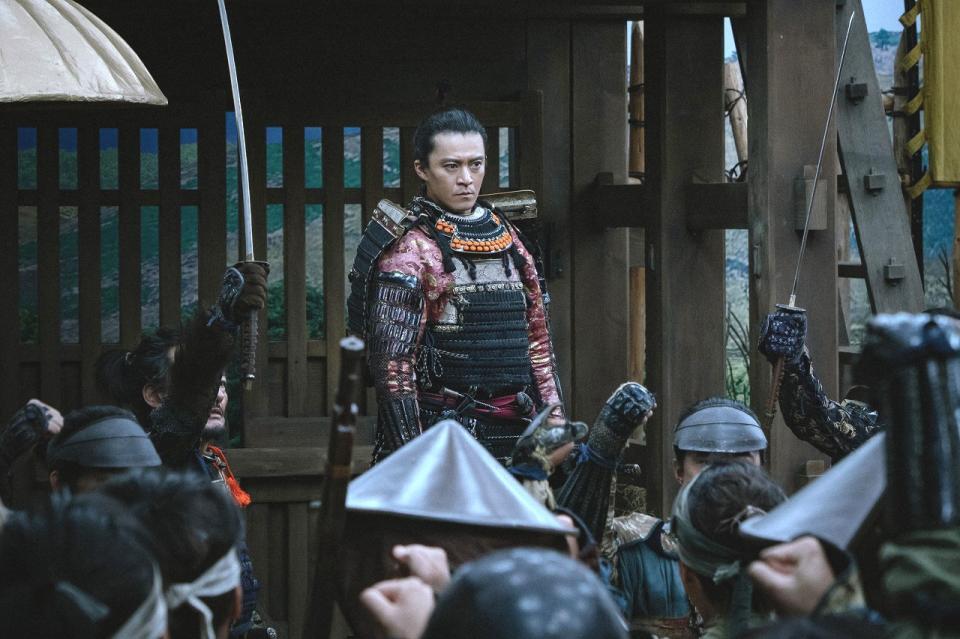 織田信長（小栗旬）　ＮＨＫ大河ドラマ「豊臣兄弟！」より