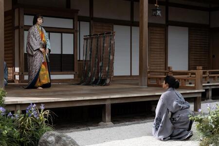 市（宮﨑あおい）に信長への口添えを頼んだ小一郎（仲野太賀）だが…。ＮＨＫ大河ドラマ「豊臣兄弟！」より