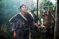 蜂須賀正勝（高橋努）と出陣した小一郎（仲野太賀）。