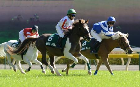 　第４回ジョッキーベイビーズを制した長野代表・小林勝太君（中）