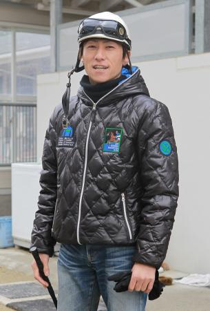 　引退を決めた野元騎手＝栗東トレセン（撮影・石湯恒介）