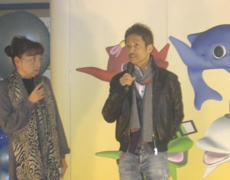 　住之江でのトークショーで賞金王への思いを話した松井繁