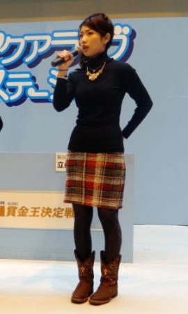 　住之江ボートのイベントで結婚を発表した大原由子