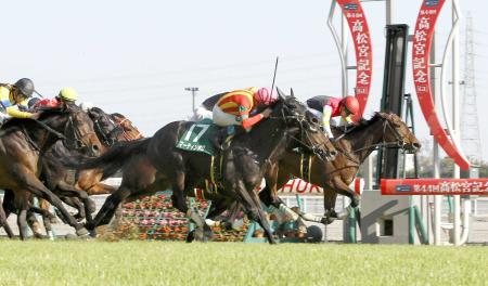 　中日新聞杯を制したマーティンボロ（手前）