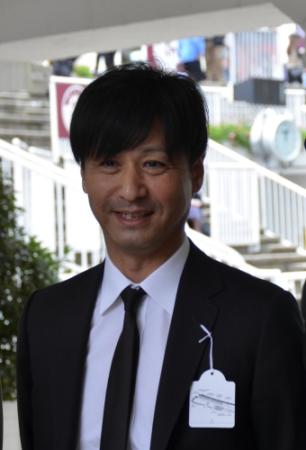 　日本馬の応援でロンシャン競馬場を訪れた池江師