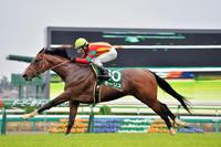 直線力強く抜け出してダービー卿ＣＴを制したモーリス＝中山競馬場