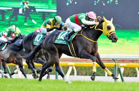 　大外から伸びてアルテミスＳを制したデンコウアンジュ