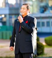 トークショーを行った松平健＝京王閣（撮影・棚橋慶太）