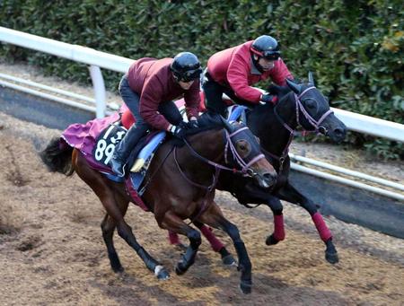 　新馬戦を鮮やかに逃げ切るラルク