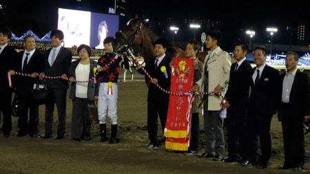 　東京スプリントで逃げ切り勝ちを決めたコーリンベリー