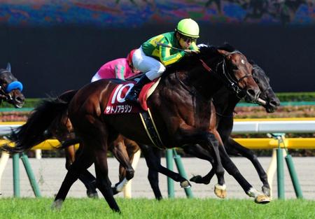 京王杯スプリングＣを制したサトノアラジン＝東京競馬場