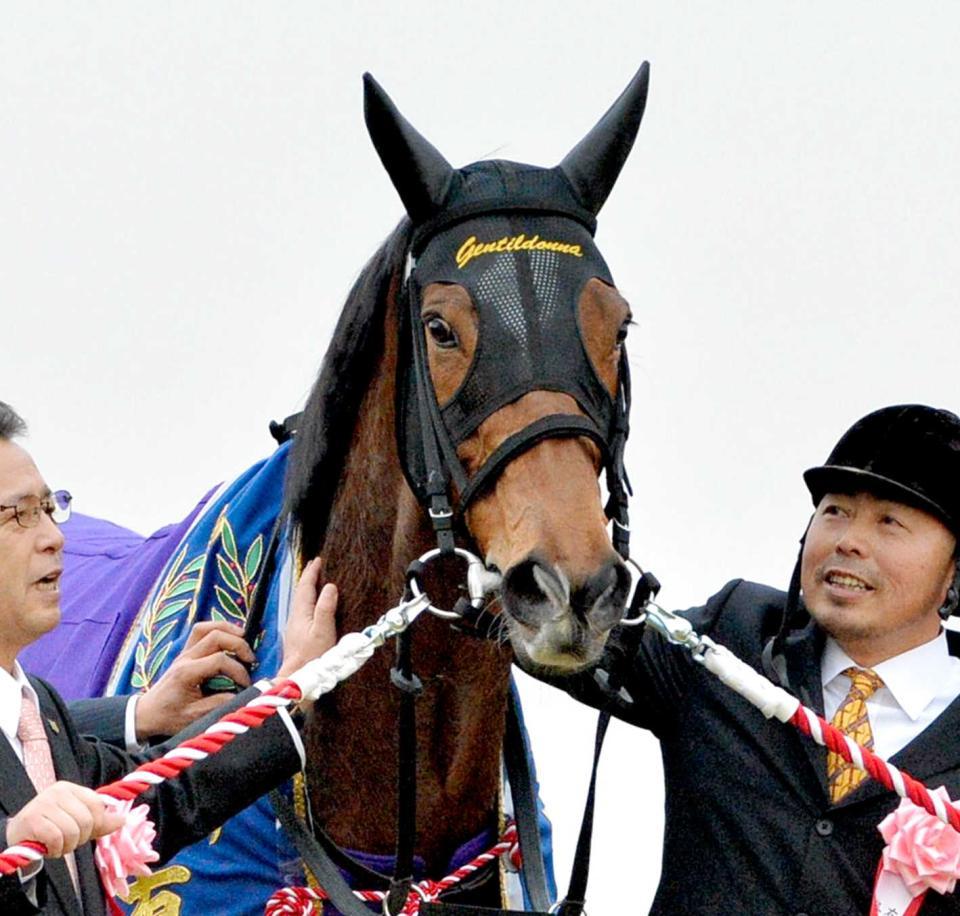 有馬記念で有終の勝利を決めたジェンティルドンナ＝２０１４年１２月