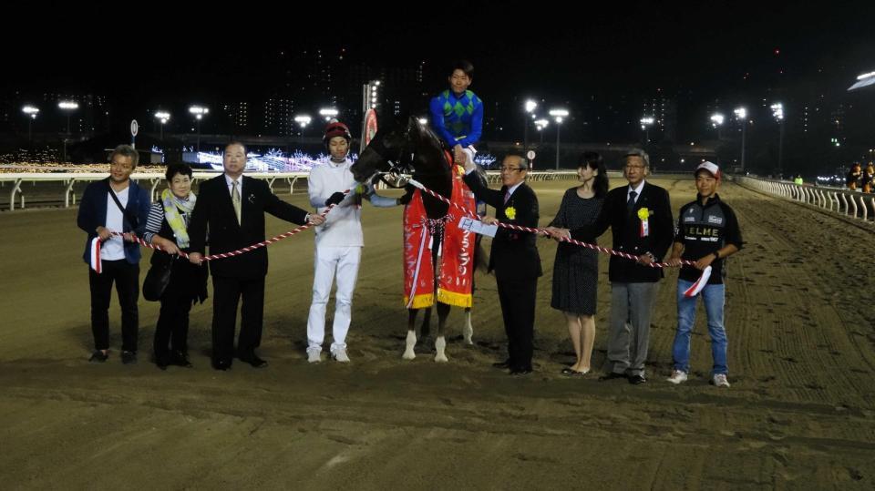 　転入２戦目で重賞初制覇を決めたセイスコーピオン