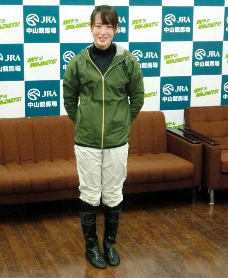 　８日に１８年初勝利を挙げた新成人の藤田菜七子