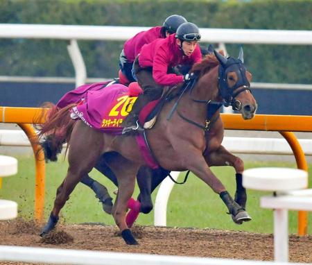 　抜群の動きを見せたラッキーライラック
