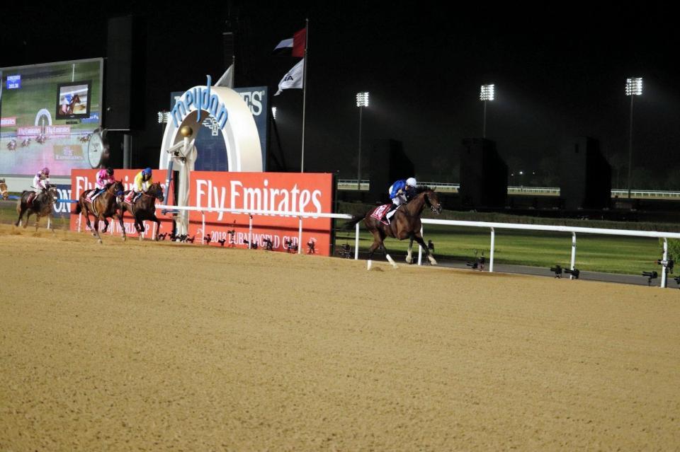 　圧勝劇を演じたサンダースノー（右）