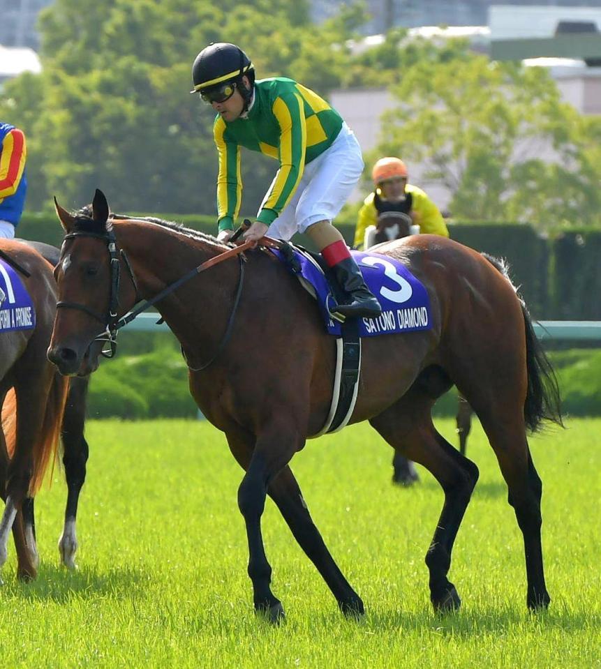 　３角から捲る積極的な競馬をみせたが６着に敗れたサトノダイヤモンド