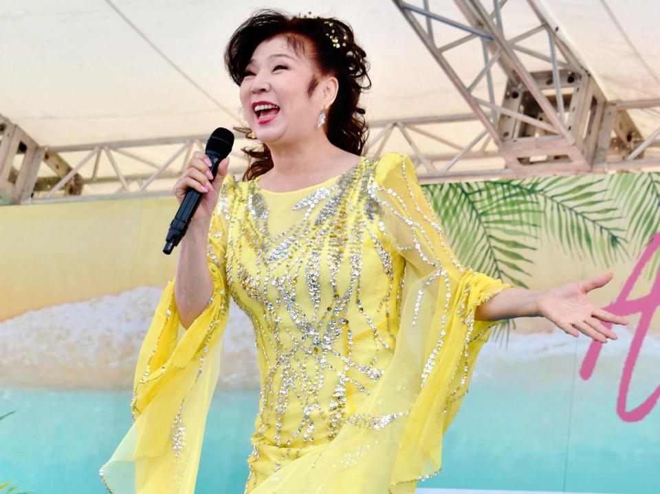 いわき平競輪でスペシャルライブ中の八代亜紀