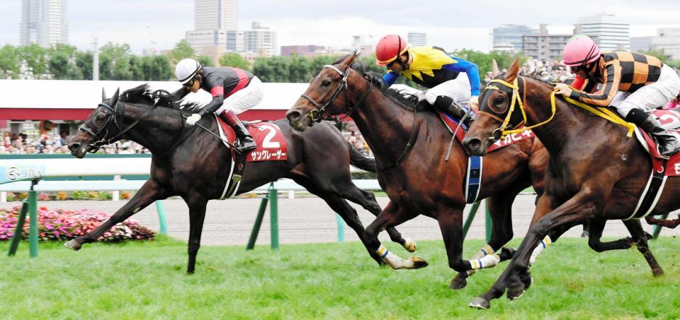 　Ｇ１初制覇へ仕上がりも文句ないサングレーザー（左奥）