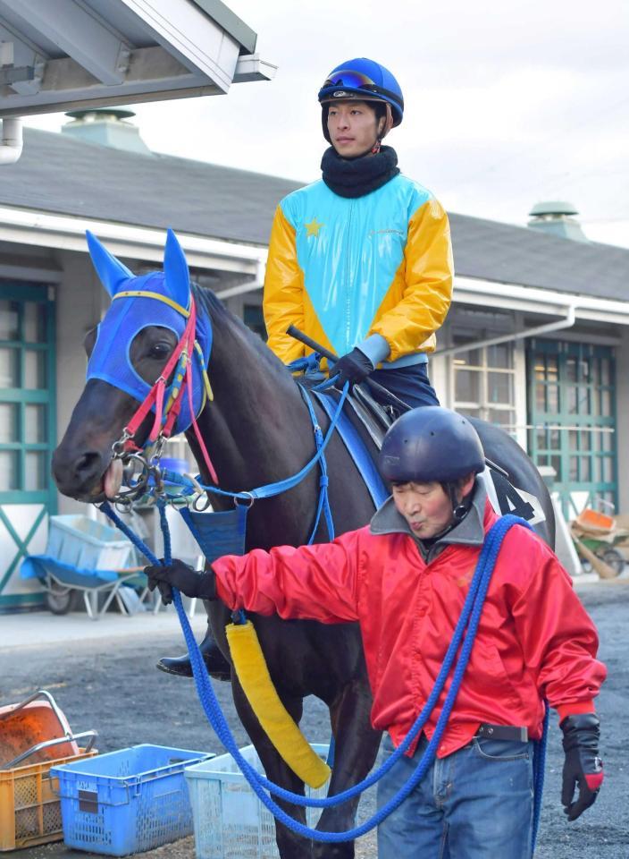 　森一馬との再タッグで重賞初Ｖを狙うラインスピリット（撮影・石湯恒介）