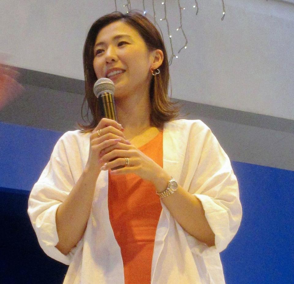 　地元・住之江でトークショーを行った鎌倉涼