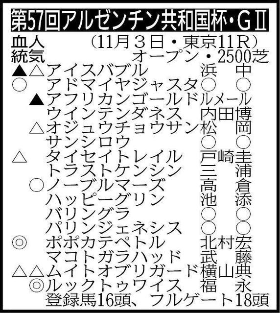 【アルゼンチン共和国杯展望】飛躍の秋へ!ルックトゥワイスが重賞連勝狙う