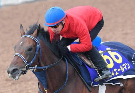 　フィエールマンで有馬記念連覇を狙う池添（撮影・三好信也）