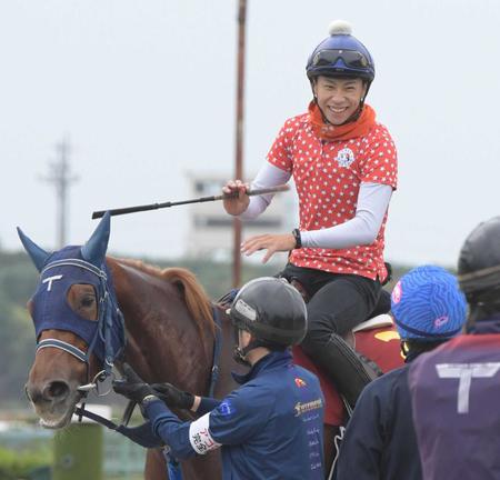 　オークス２着の雪辱に燃える横山武とウインマリリン（撮影・三好信也）