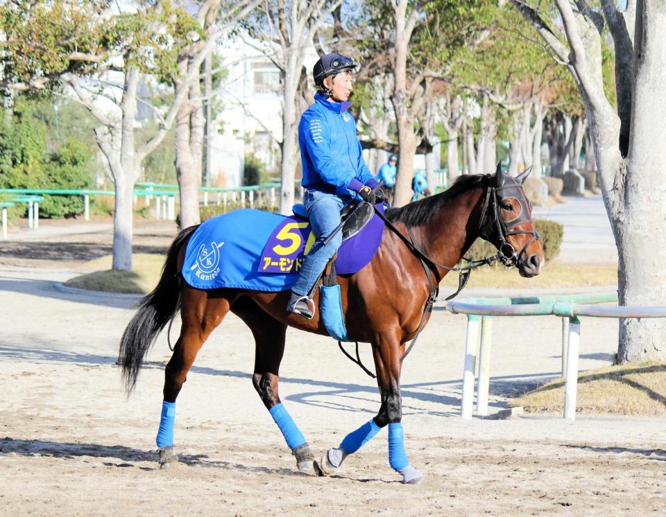 　順調さをうかがわせるアーモンドアイ（撮影・小林正明）