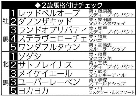 　ソダシが文句なしの２歳女王