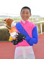 　初騎乗初勝利を挙げた小沢大仁（撮影・石湯恒介）