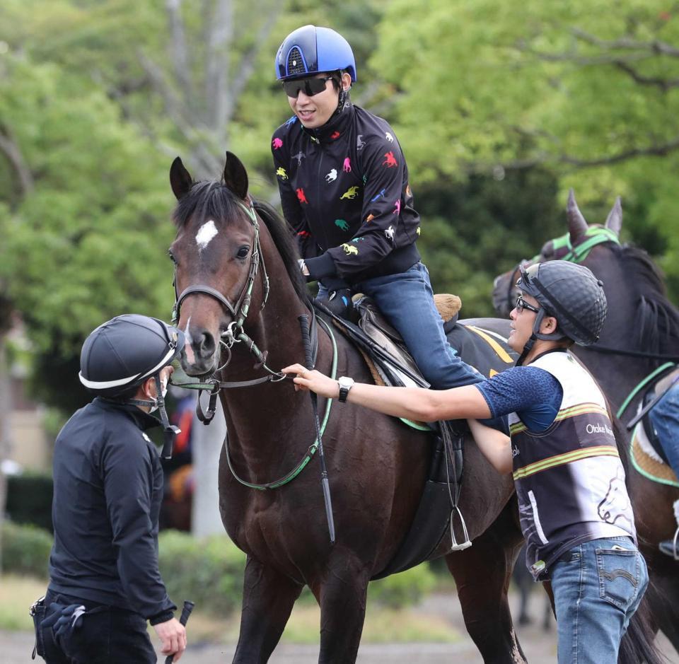 　ヴェイルネビュラで重賞タイトルゲットを狙う田辺