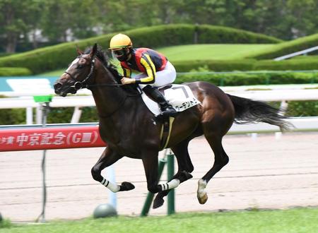 　１着でゴールするグーデンドラーク