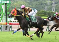 　１着でゴールするモズナガレボシ