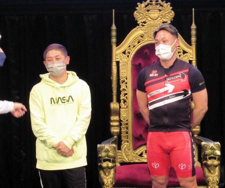 　横浜商業高校で同級生の１６０ｃｍ矢崎（左）と郡司浩平