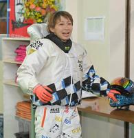 　９Ｒ１着の松尾夏海（撮影・高部洋祐）