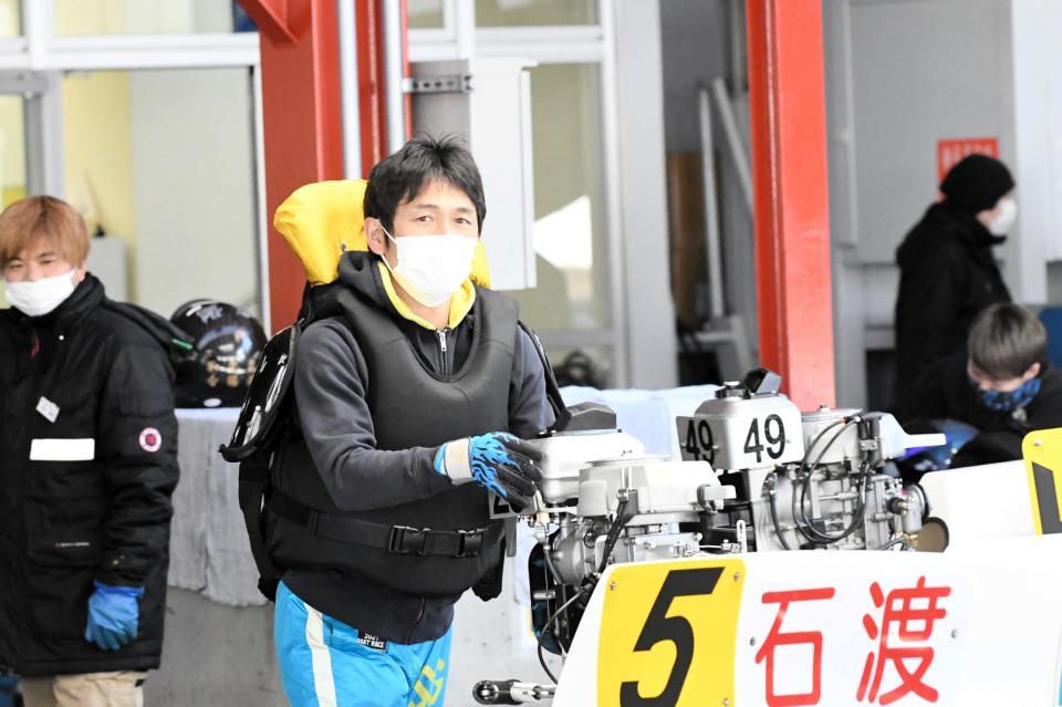 機歴以上のパワーを引き出している石渡鉄兵