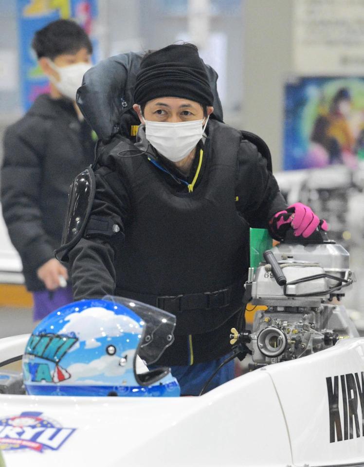 ドリーム戦に向け気合いの入る山崎智也＝ボートレース桐生