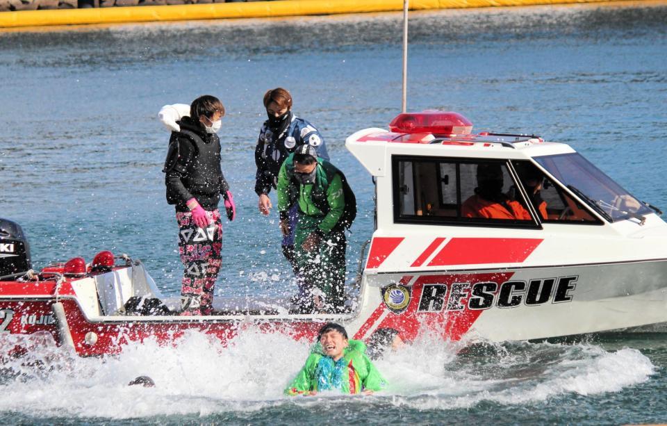 初勝利を飾り、水神祭が行われた梅原祥平