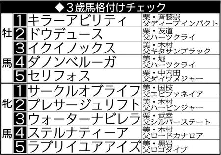 プレサージュリフトが牝馬２位に躍進