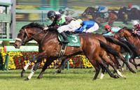 　大外から差し切ったタイムトゥヘヴン（手前）