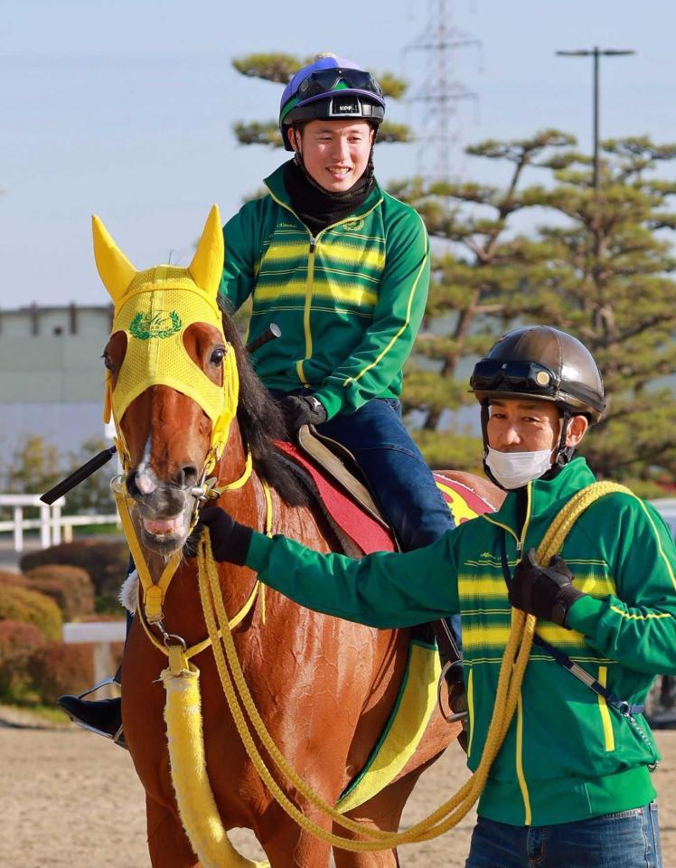 　クラシック戴冠を狙うクロスマジェスティ＆武藤（撮影・石湯恒介）