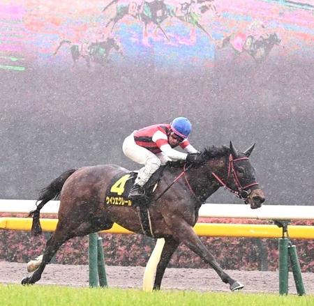 　人気に応えたウインエクレール（撮影・園田高夫）